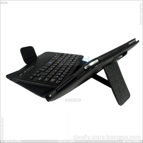 Detachable Wireless Bluetooth Keyboard Leather Case for iPad Mini P-Ipdminicase077